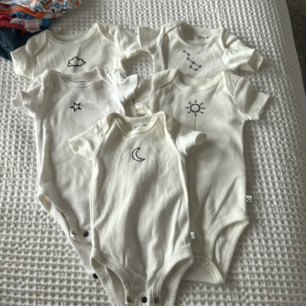 Petit Lem Onesies Pack of 5
